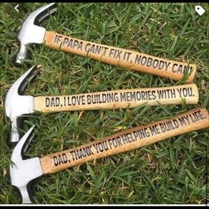 Personalized Father’s Day hammers
